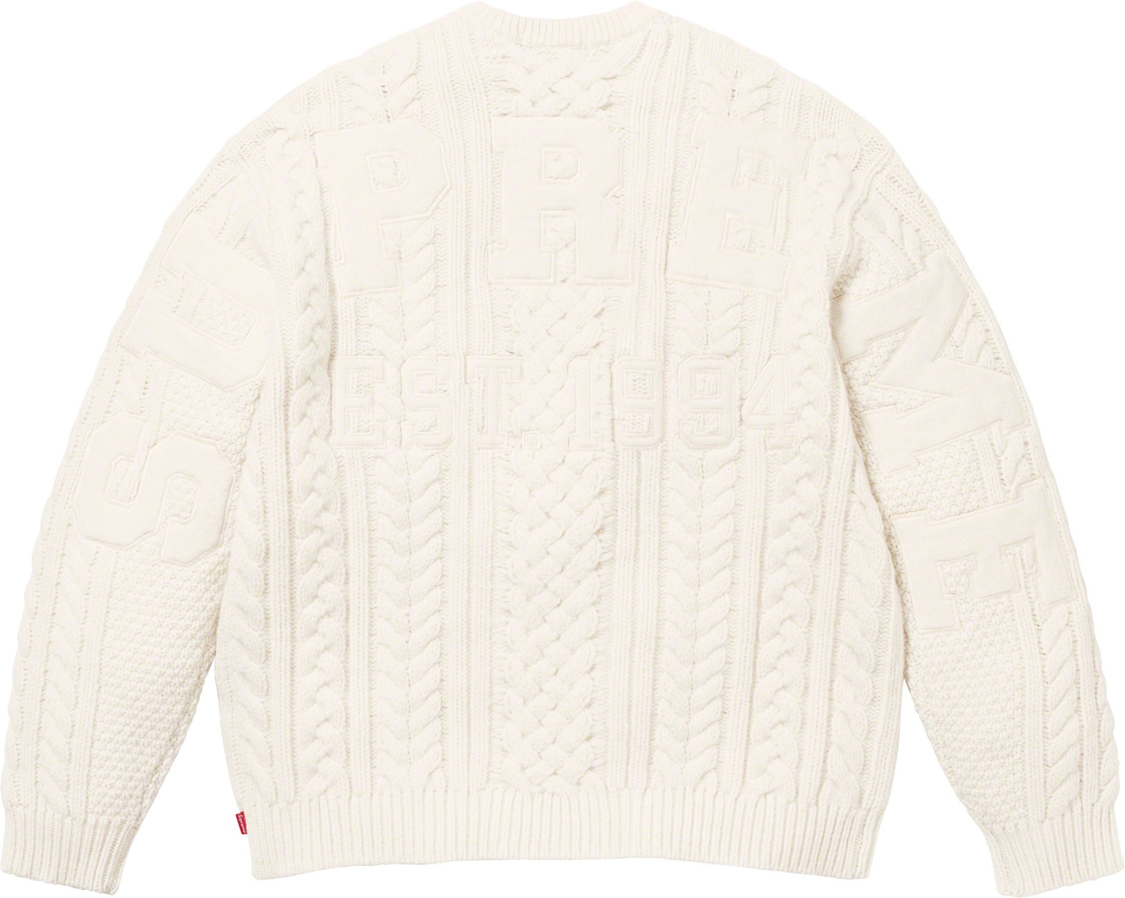 Appliqué Cable Knit Sweater view 21